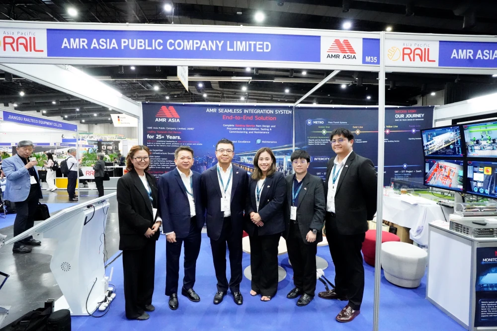 AMR Showcases Technological Prowess at Asia Pacific Rail 2026,  Driving Thai Rail Systems to Global Standards